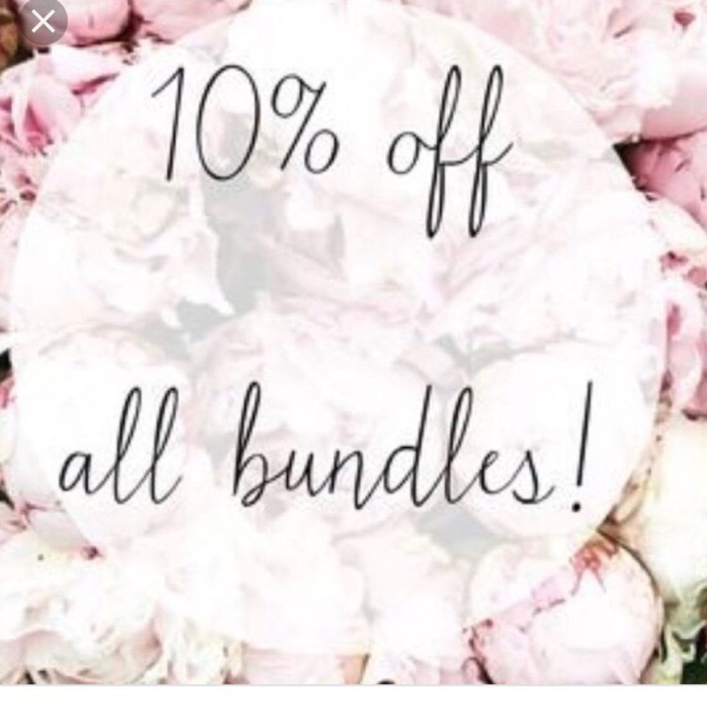 Bundle two or more items for a 10% discount.